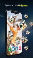 Photo 3D Cube Live Wallpaper الملصق