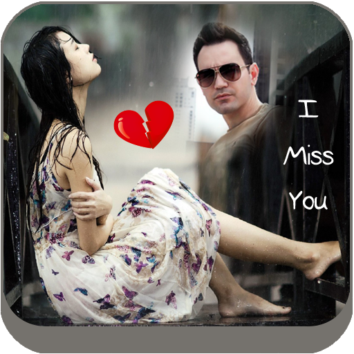 Miss You Photo Frame Editor