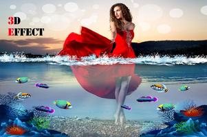3D Water Effects Photo Editor Affiche