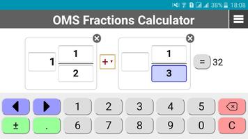 OMS Fractions Calculator Affiche