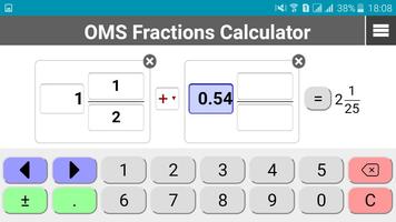 OMS Fractions Calculator capture d'écran 2