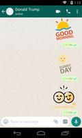 برنامه‌نما Stickers for WhatsApp - Good Morning عکس از صفحه