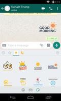 برنامه‌نما Stickers for WhatsApp - Good Morning عکس از صفحه