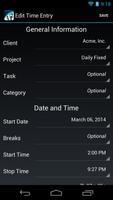 Time Master - Time Tracking syot layar 1