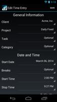 Time Master - Time Tracking captura de pantalla 1