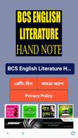 BCS English Literature Hand Note Affiche