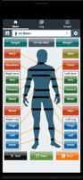 Body Measurements Diary - Musc poster