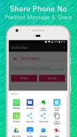 Click to Chat for Whatsapp - No Ads اسکرین شاٹ 3