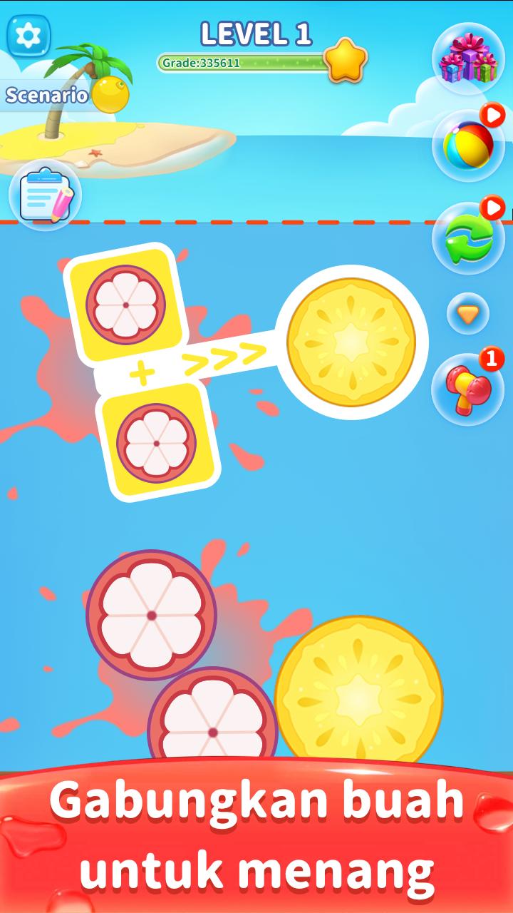 Download Crazy Fruit - Merge Puzzle android on PC