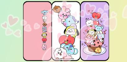 Poster BT21 Cute Life World Wallpaper