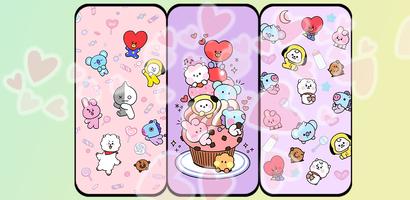 1 Schermata BT21 Cute Life World Wallpaper
