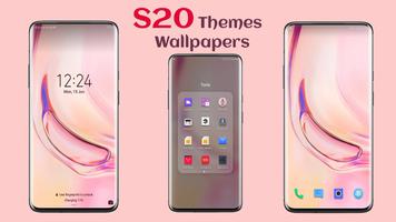 S20 launcher 2020: s20 ultra wallpaper s20 themes Affiche