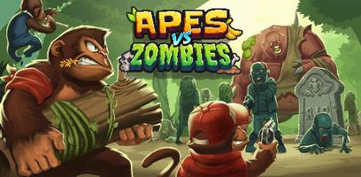 Apes vs. Zombies Affiche