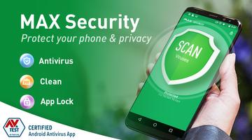 Virus Cleaner, Antivirus, Cleaner (MAX Security) पोस्टर