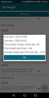 1 Schermata My weight