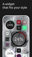 Battery Widget: Level & Color পোস্টার