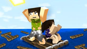 One Block Raft Survival syot layar 1