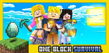 Sobrevivência One Block MCPE!