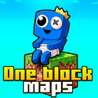 One block - sky maps иконка