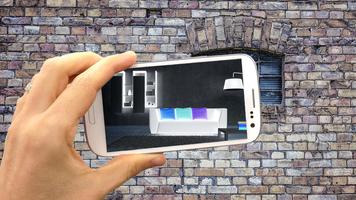 Xray Wall Camera Prank captura de pantalla 2