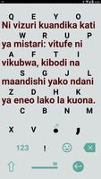 Kibodi ya Kiswahili captura de pantalla 1