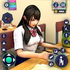 School Girl Life Simulator icône