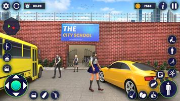 वर्चुअल हाई स्कूल गर्ल लाइफ 3d स्क्रीनशॉट 3
