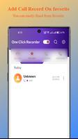 One Click Call Recorder скриншот 3