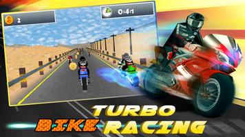 برنامه‌نما Turbo Bike Racing 3D عکس از صفحه