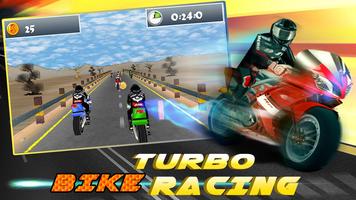 برنامه‌نما Turbo Bike Racing 3D عکس از صفحه