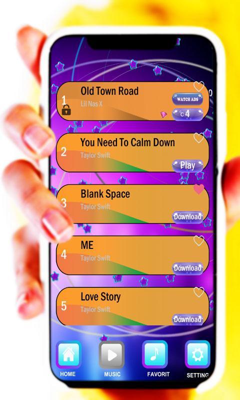 Taylor Swift Piano Tiles You Need To Calm Down For Android