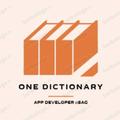 ONE DICTIONARY