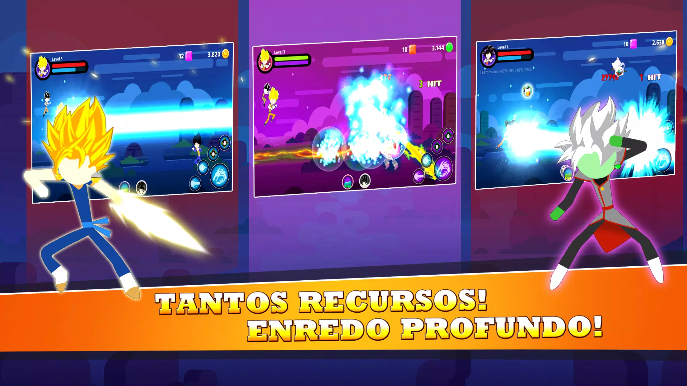 Super Stick Fight AllStar Hero v3.2 Apk Mod Dinheiro Infinito - W Top Games