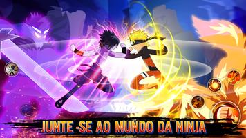 Luta de Ninja Stickman Cartaz