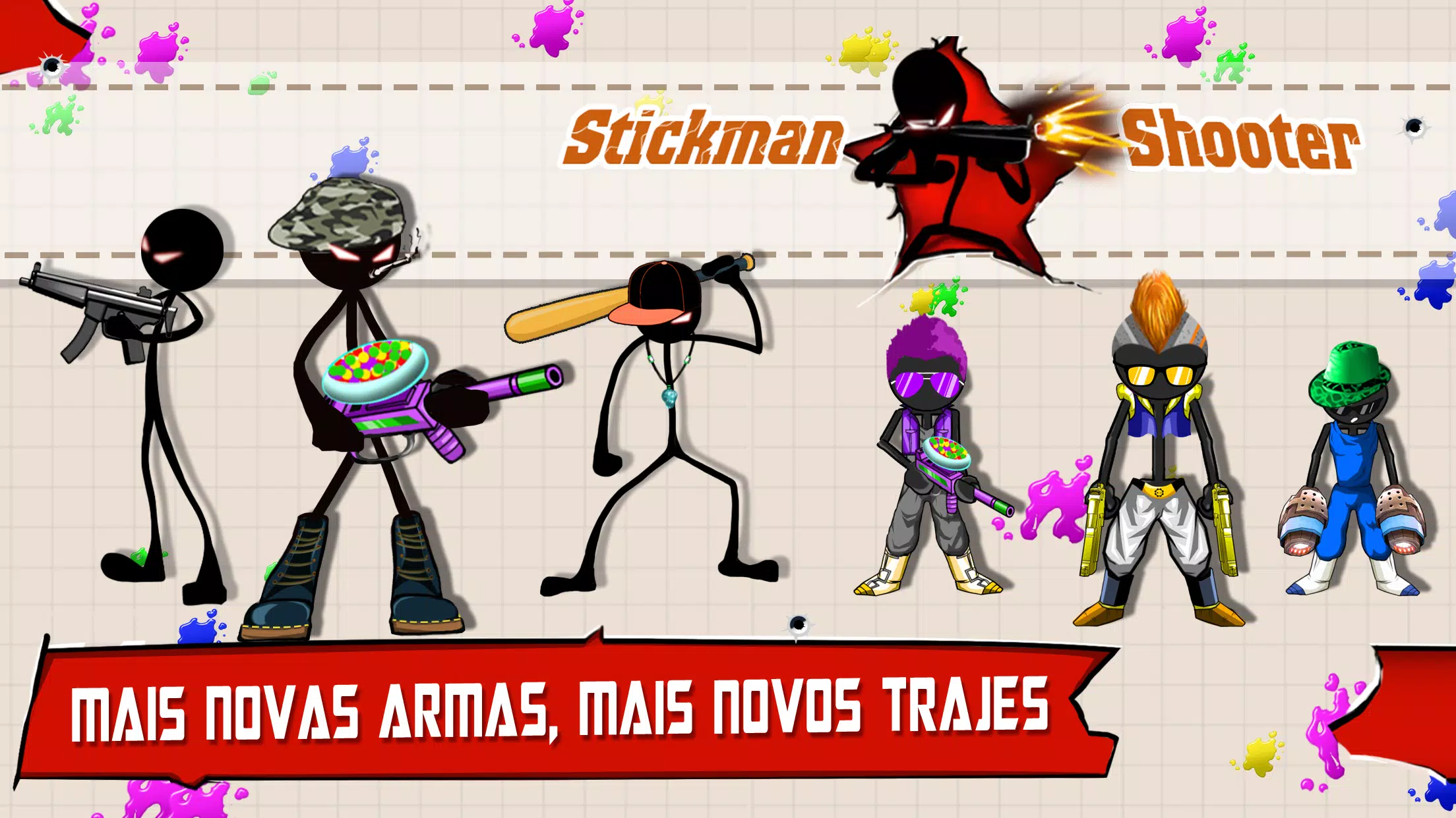 Super Stick Fight AllStar Hero Mod Apk Dinheiro Infinito v4.3 - O Mestre  Dos Jogos