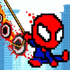 Скачать Rope Pixel Master: Rescue Hero XAPK