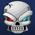 Solo calavera nivel icono