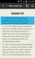 Chapter Bible ISAIAH 53 تصوير الشاشة 1