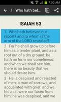 Chapter Bible ISAIAH 53 captura de pantalla 1