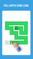 1 Line-Fill the blocks puzzle Affiche