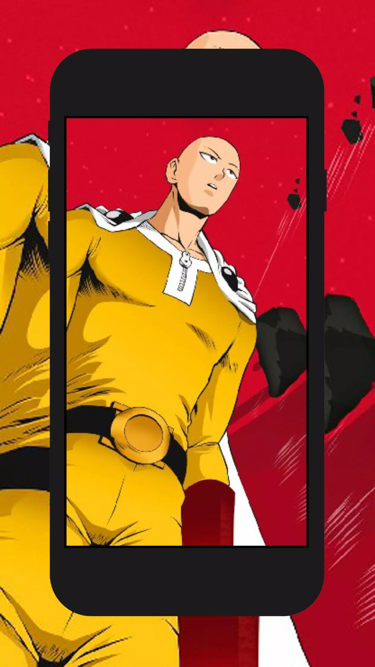 Aesthetic Saitama Yellow Wallpaper - One-Punch Man Wallpapers