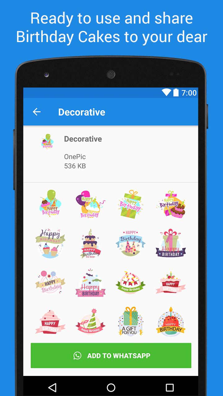  Ulang  tahun  Stiker  untuk  Whatsapp WAStickerApps for 