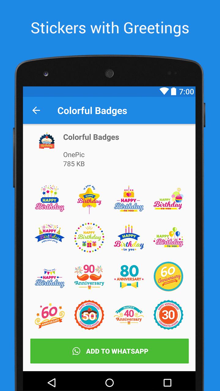  Ulang  tahun  Stiker  untuk  Whatsapp WAStickerApps for 
