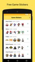 Game Stickers voor WhatsApp-poster