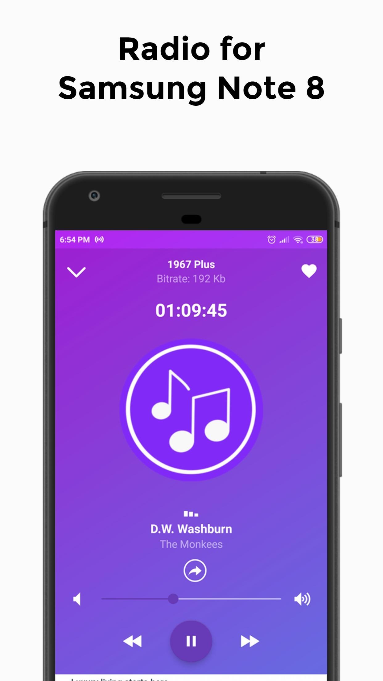 Descarga de APK de Radio para Samsung Note 8 para Android