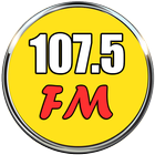 radio 107.5 fm 107.5 radio app station أيقونة