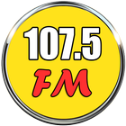 radio 107.5 fm 107.5 radio app station آئیکن