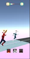 Superhero Transform Race 3D captura de pantalla 2