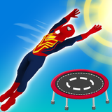 Superhero Flip Jump: Sky Fly icône