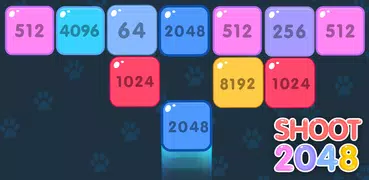 2048 Shoot & Merge Block Puzzl